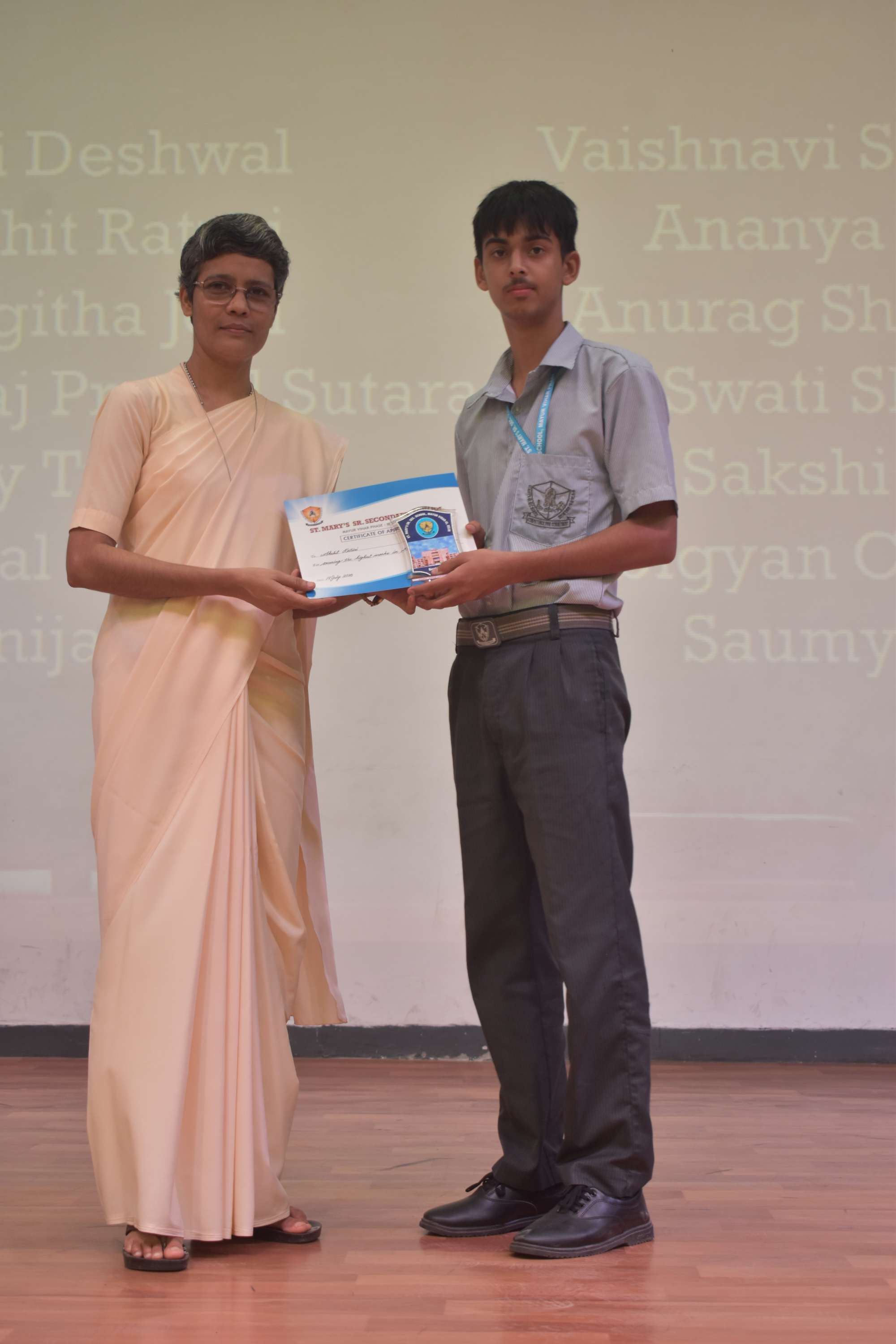 CLASS X & XII BOARD TOPPERS FELICITATION