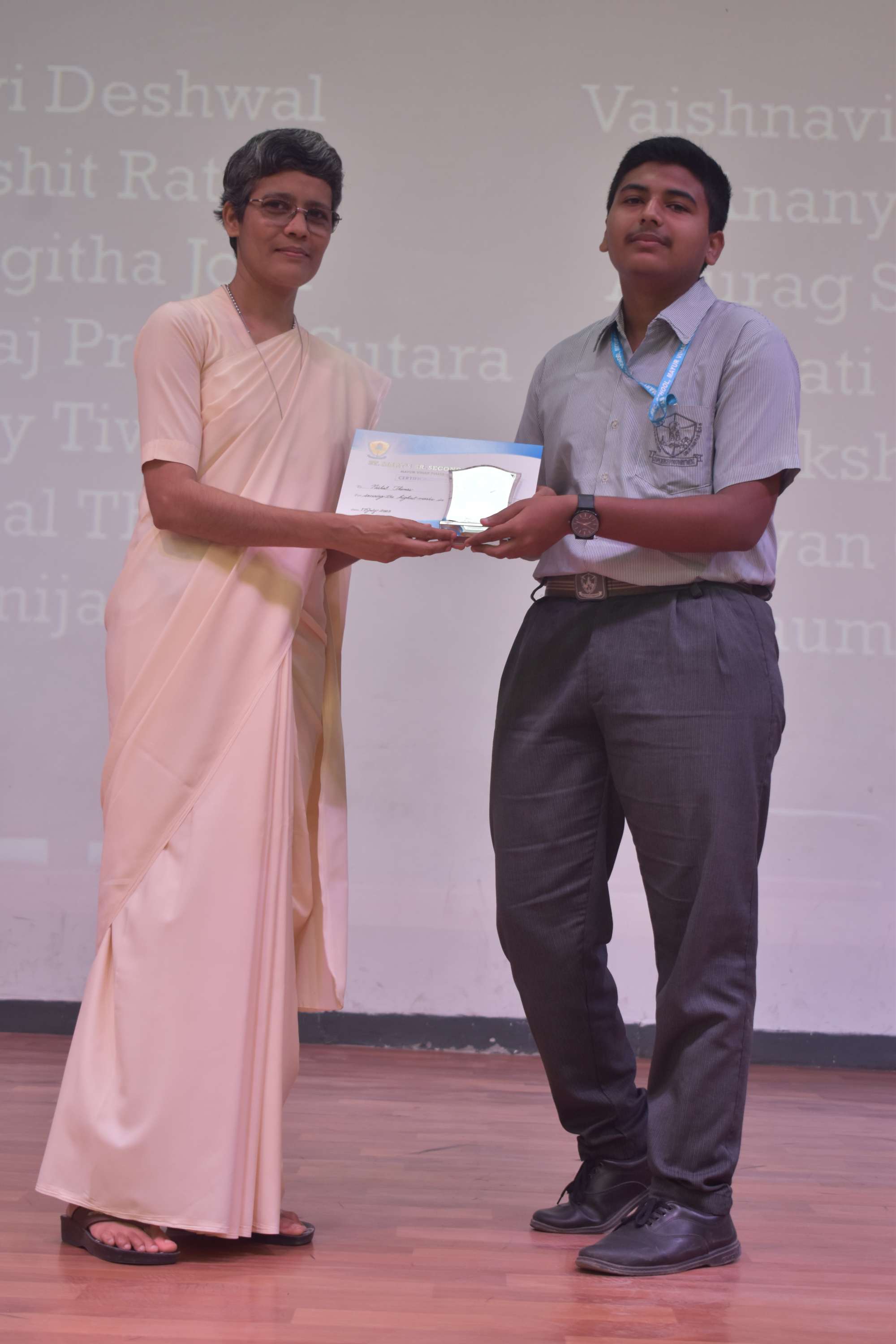 CLASS X & XII BOARD TOPPERS FELICITATION