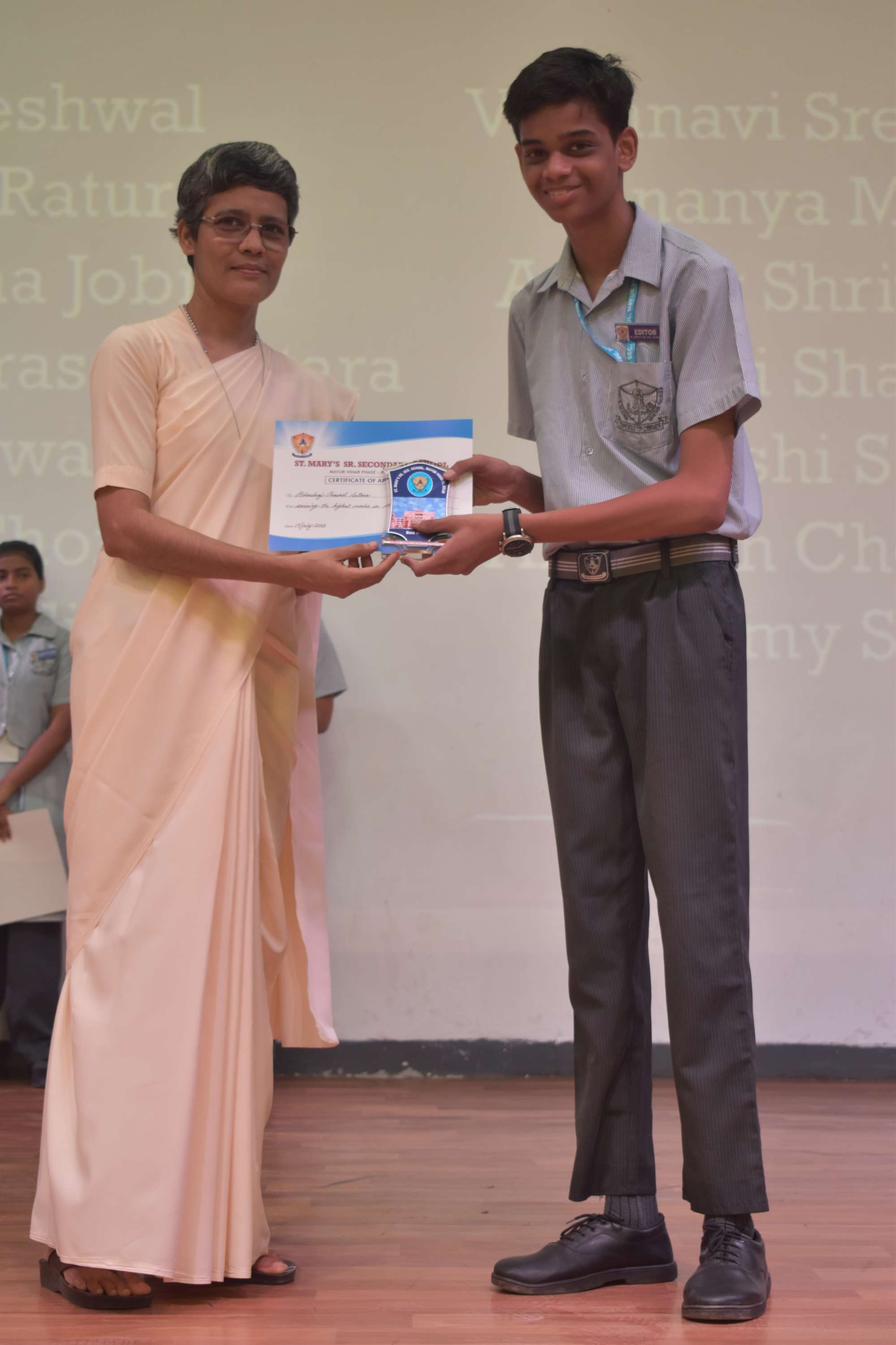 CLASS X & XII BOARD TOPPERS FELICITATION