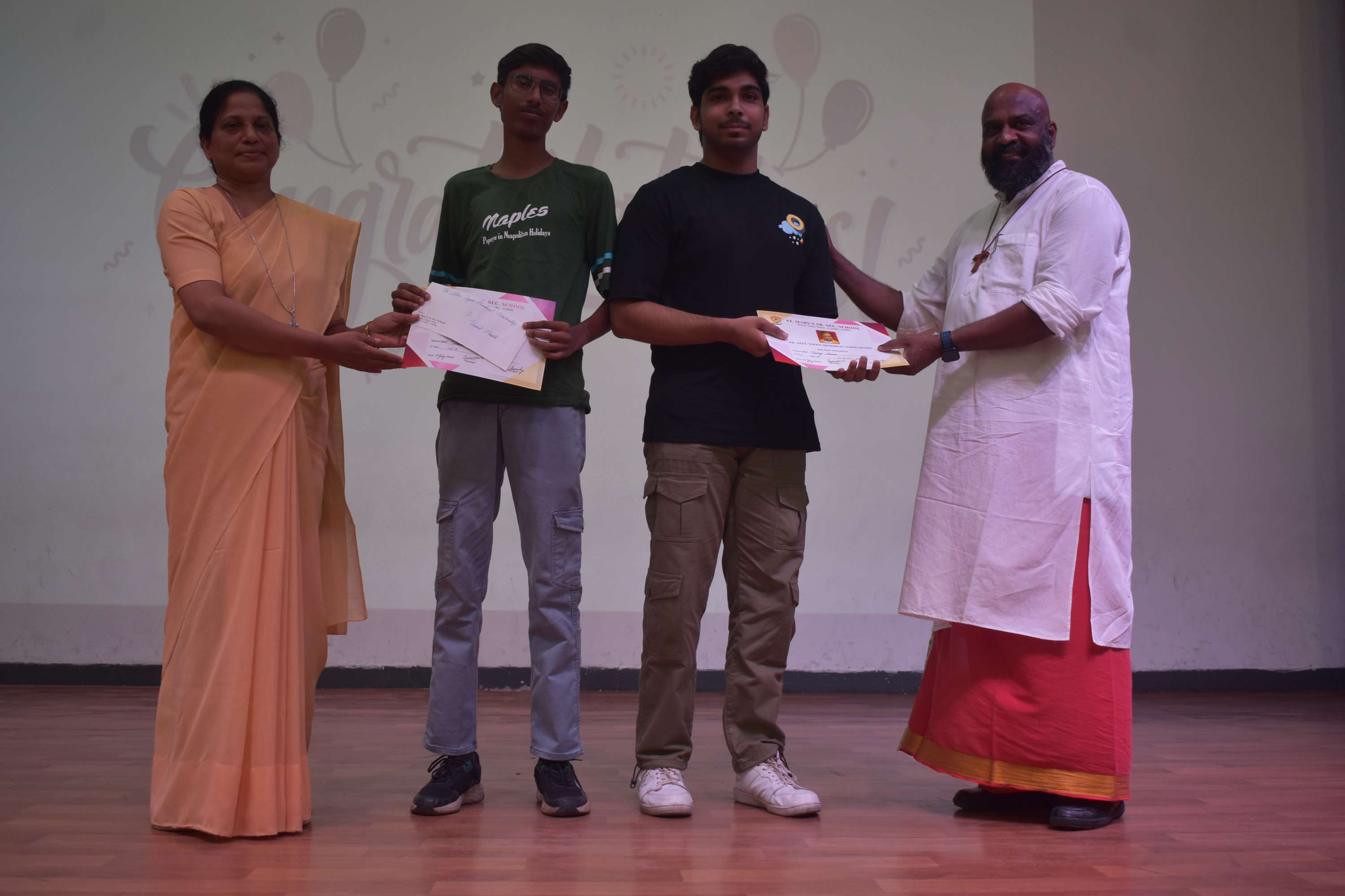 CLASS X & XII BOARD TOPPERS FELICITATION