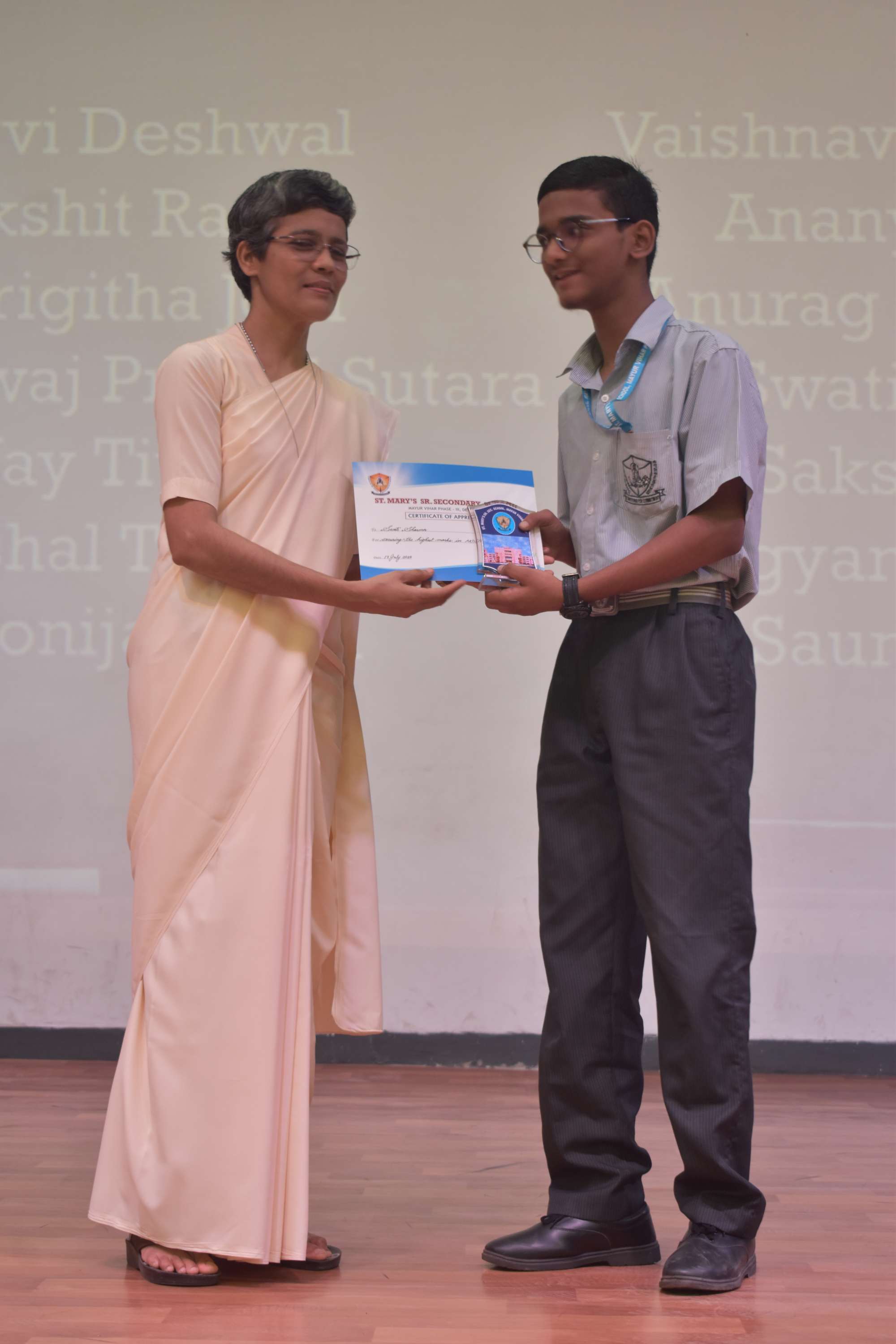 CLASS X & XII BOARD TOPPERS FELICITATION