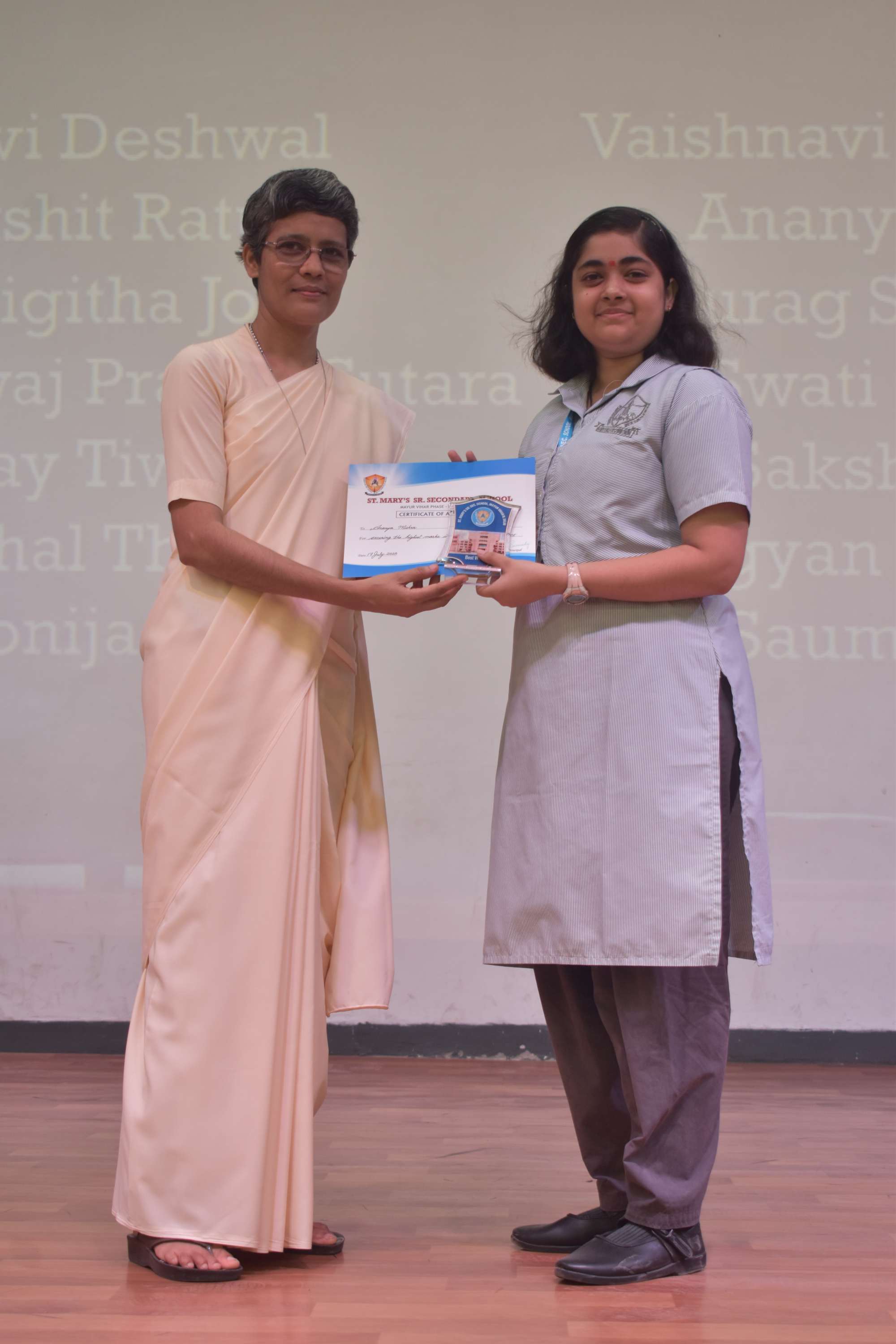 CLASS X & XII BOARD TOPPERS FELICITATION