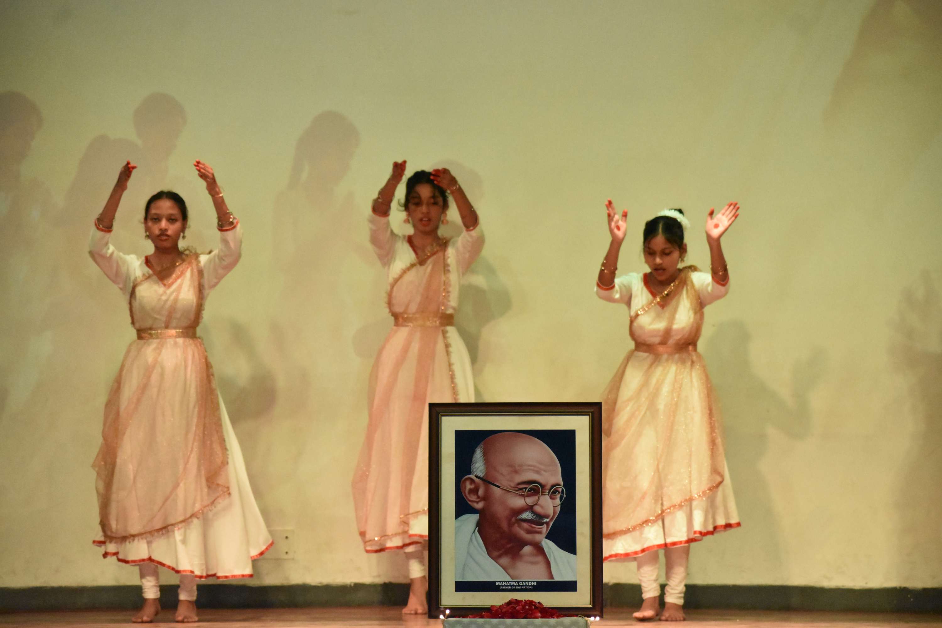 Gandhi Jayanti Assembly by Class 11B