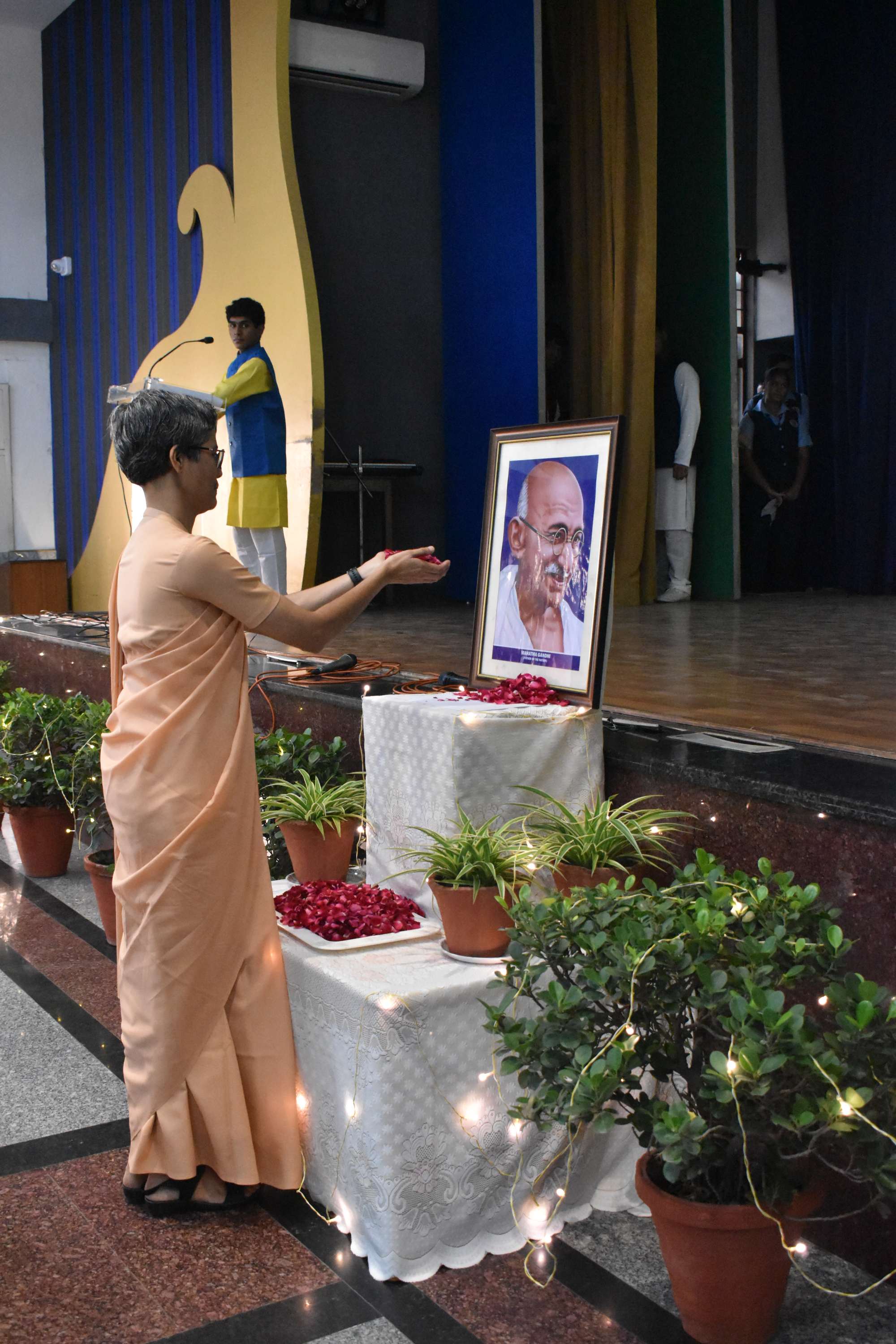 Gandhi Jayanti Assembly by Class 11B