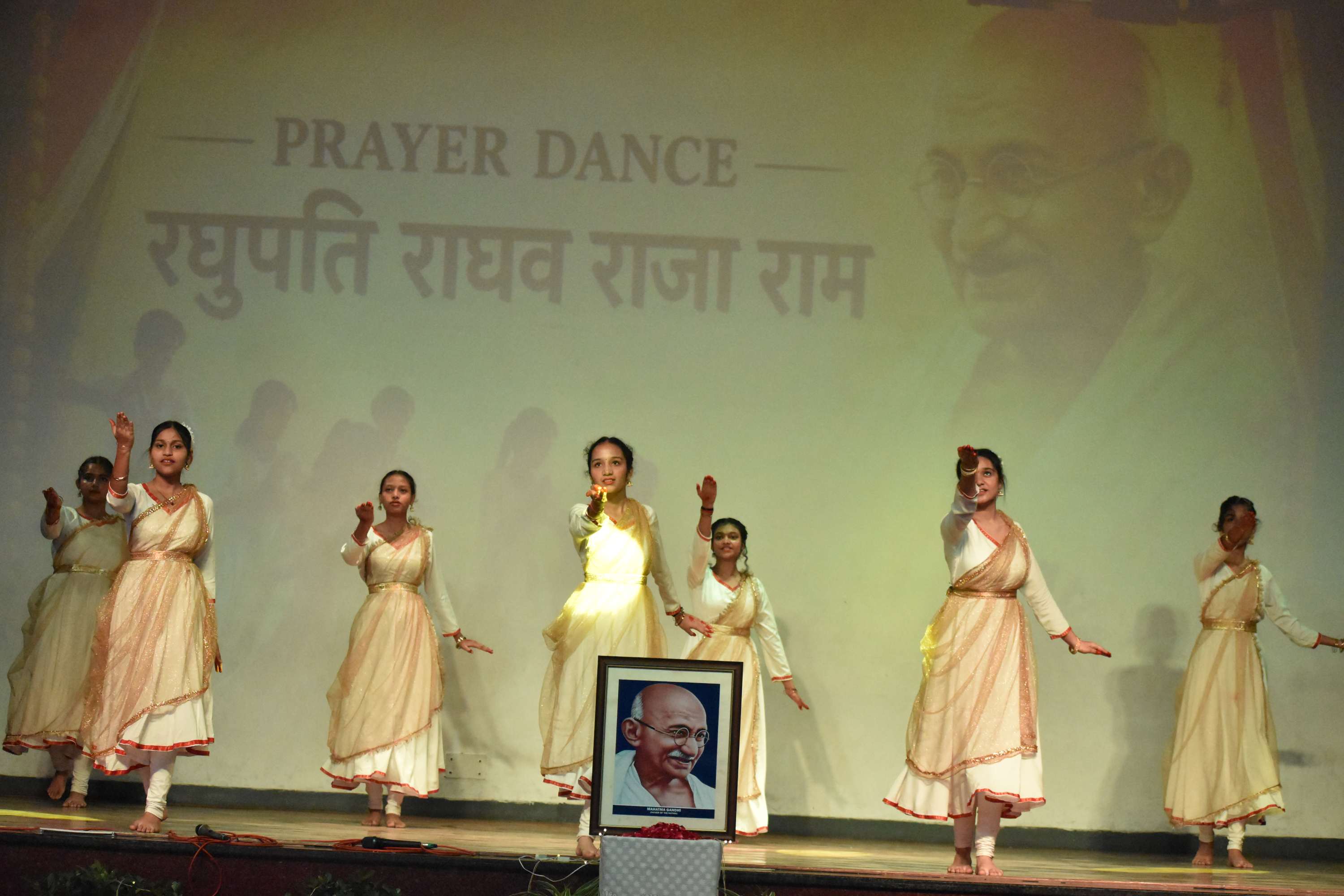 Gandhi Jayanti Assembly by Class 11B