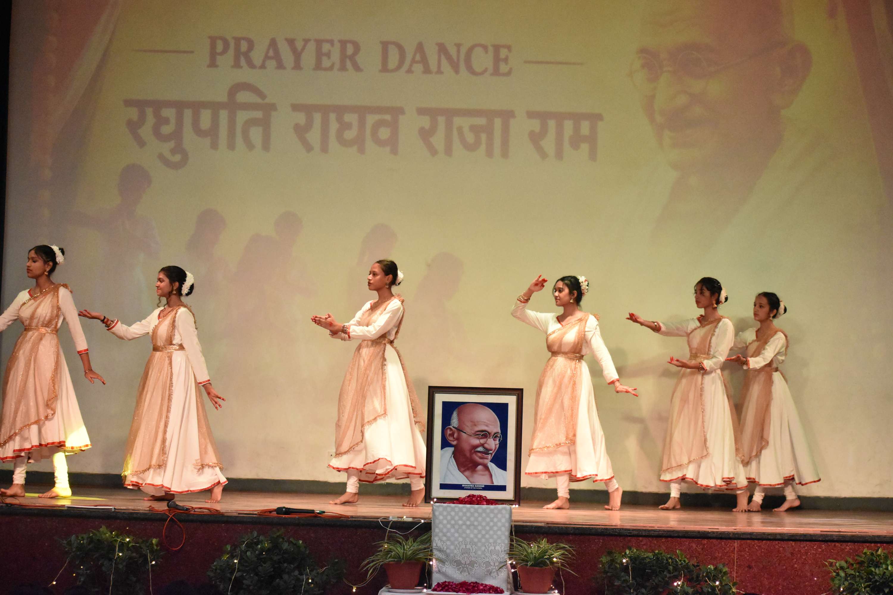 Gandhi Jayanti Assembly by Class 11B