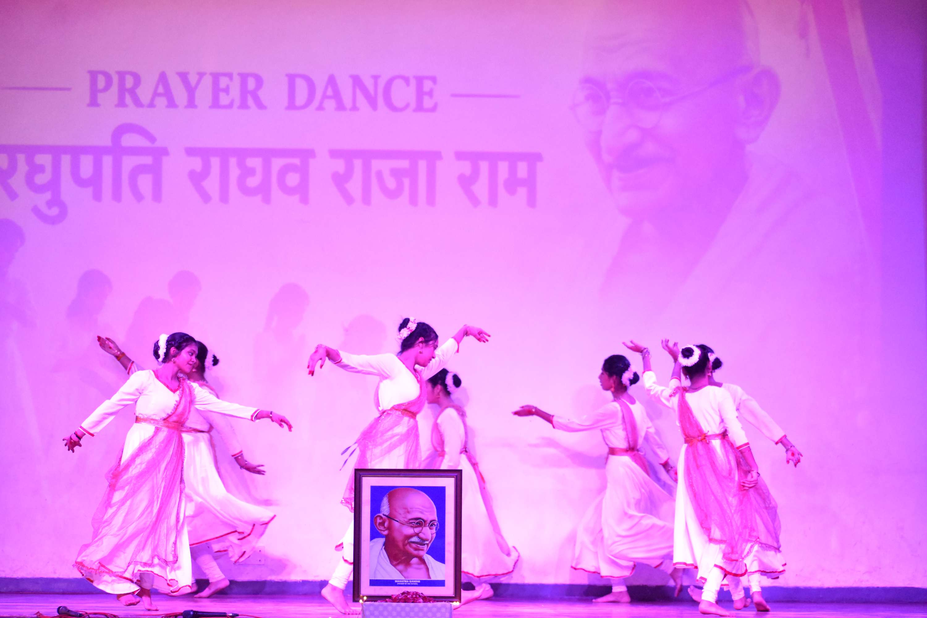 Gandhi Jayanti Assembly by Class 11B