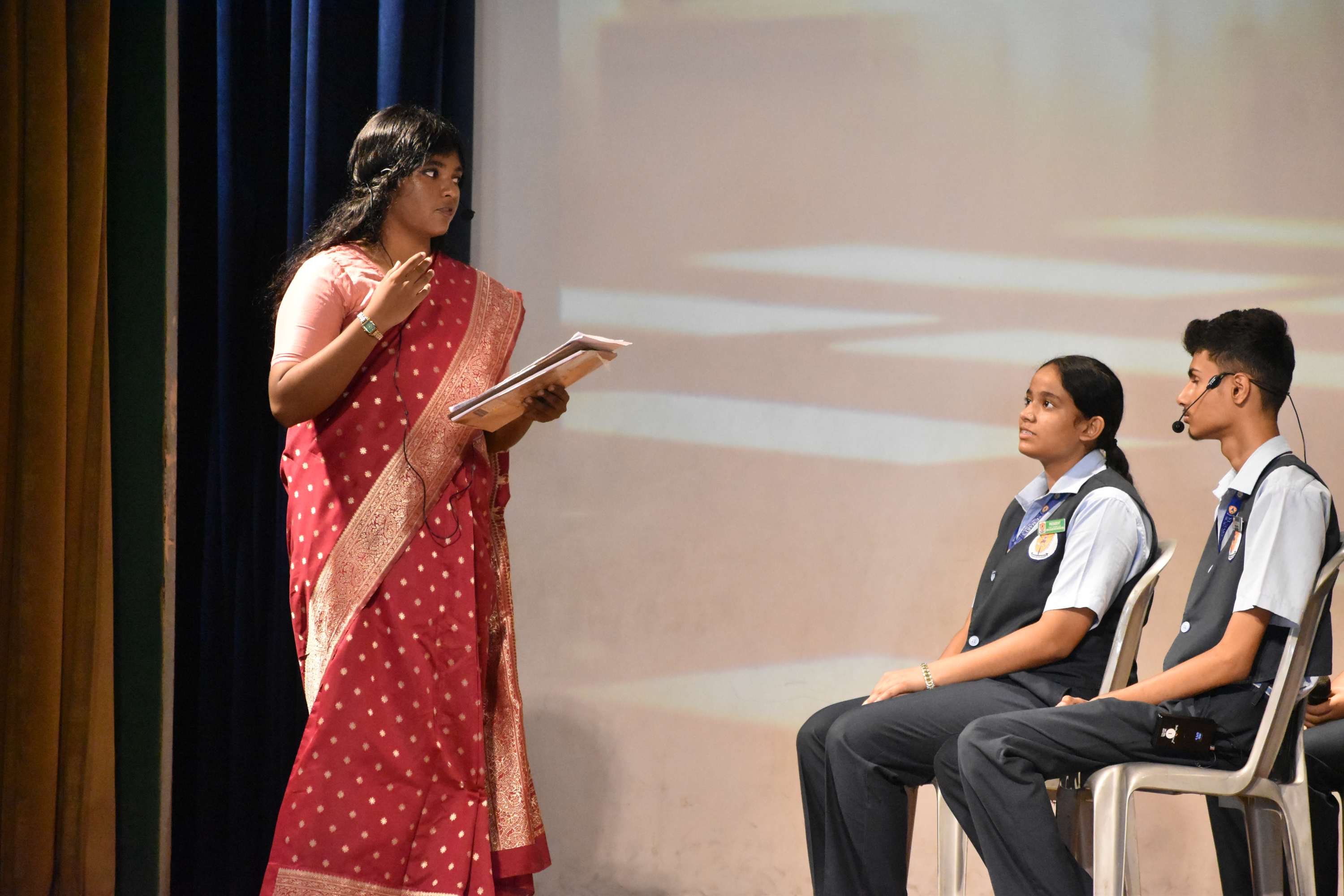 Gandhi Jayanti Assembly by Class 11B