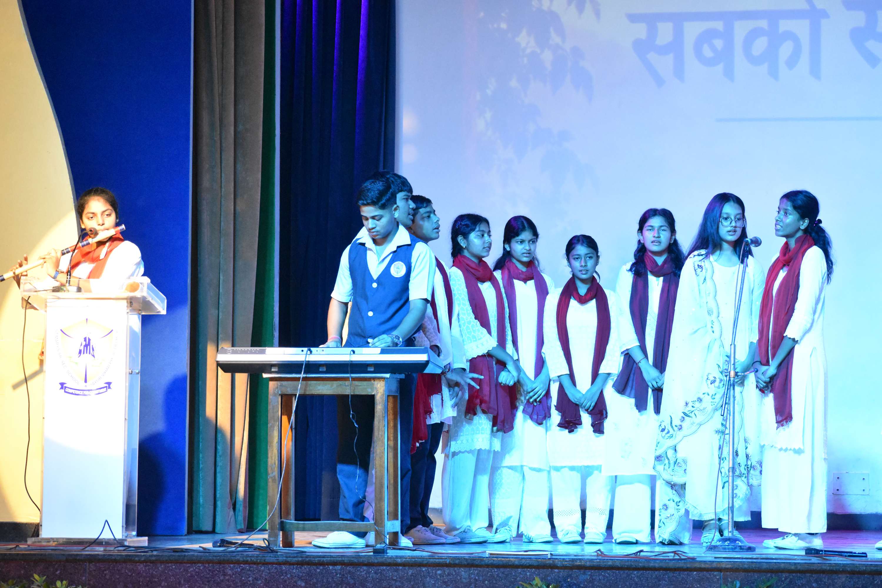 Gandhi Jayanti Assembly by Class 11B