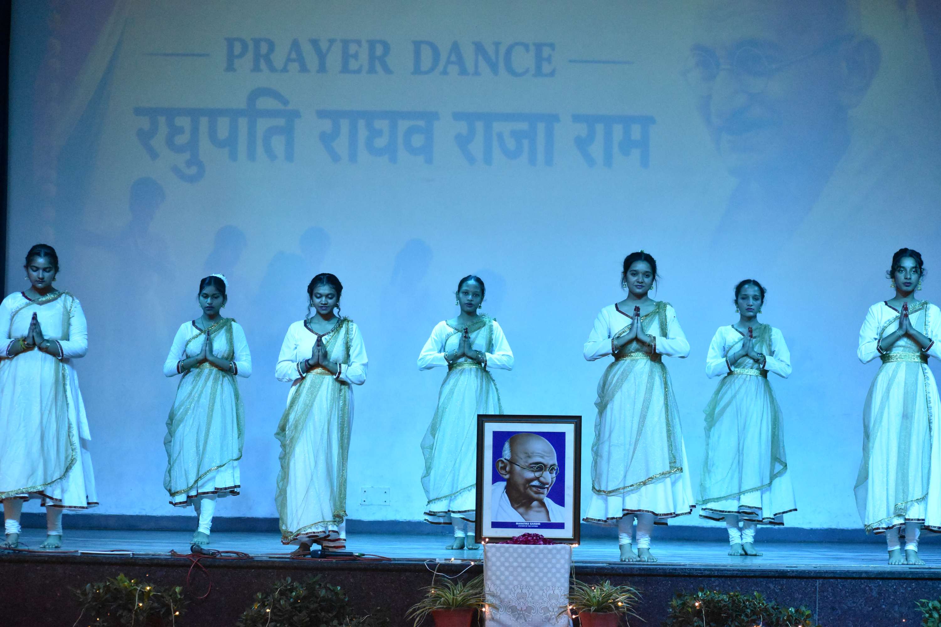 Gandhi Jayanti Assembly by Class 11B