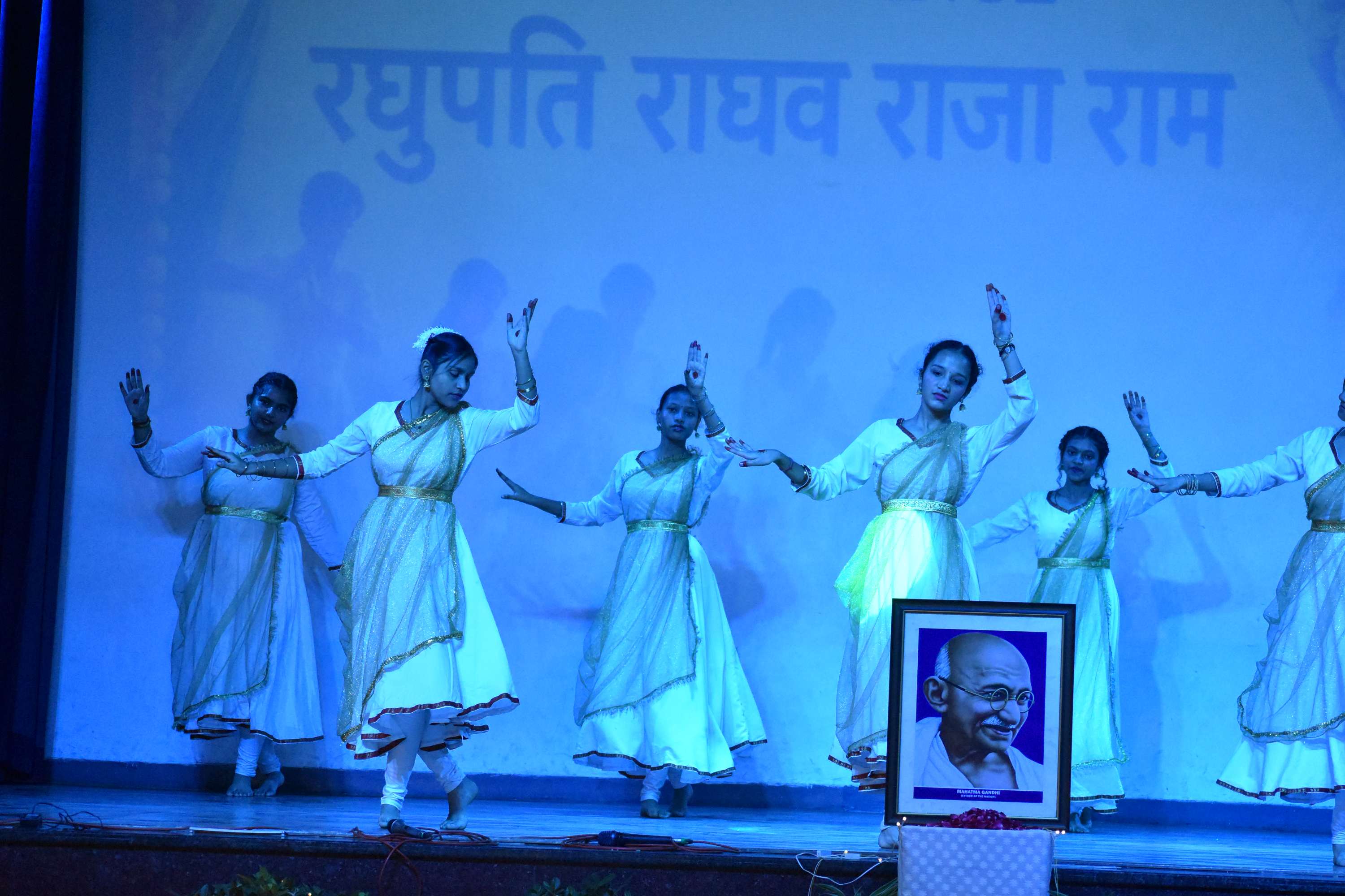 Gandhi Jayanti Assembly by Class 11B