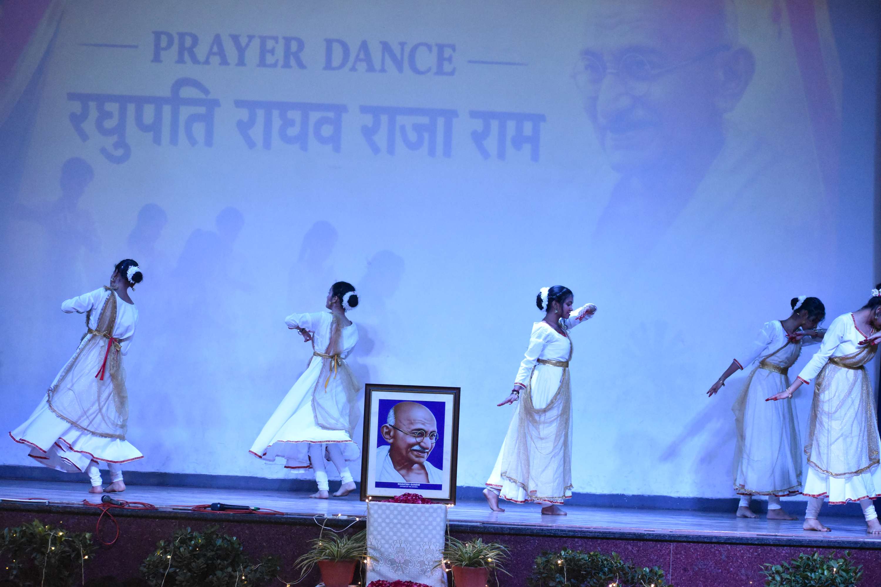 Gandhi Jayanti Assembly by Class 11B