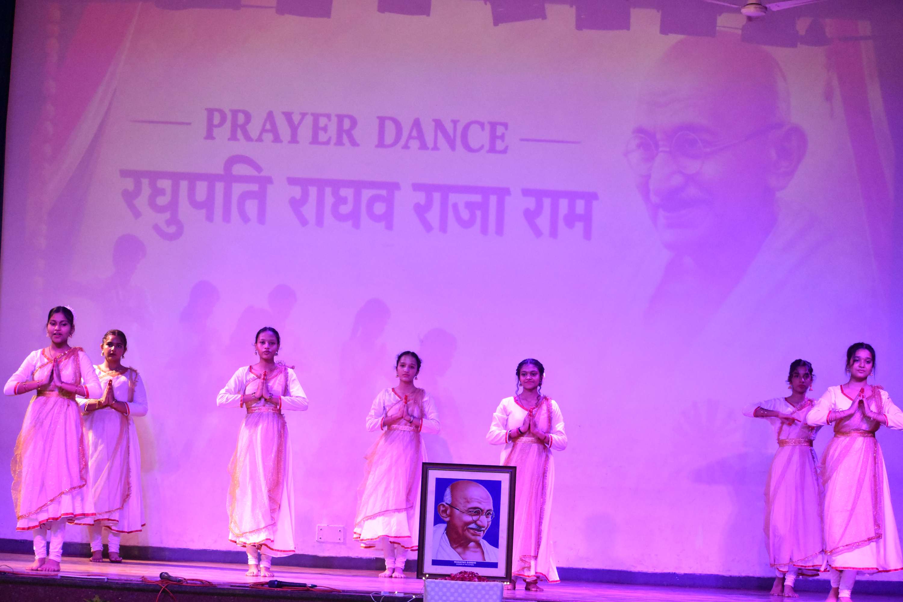 Gandhi Jayanti Assembly by Class 11B