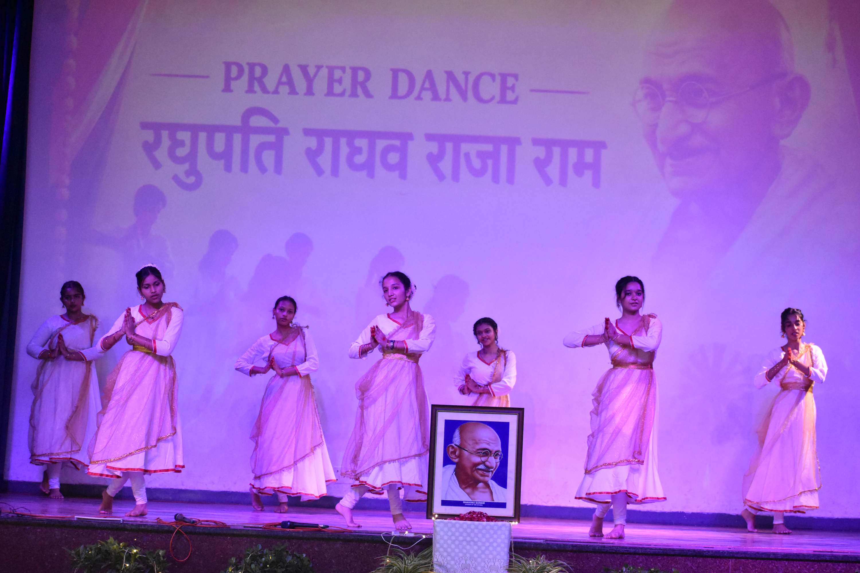Gandhi Jayanti Assembly by Class 11B