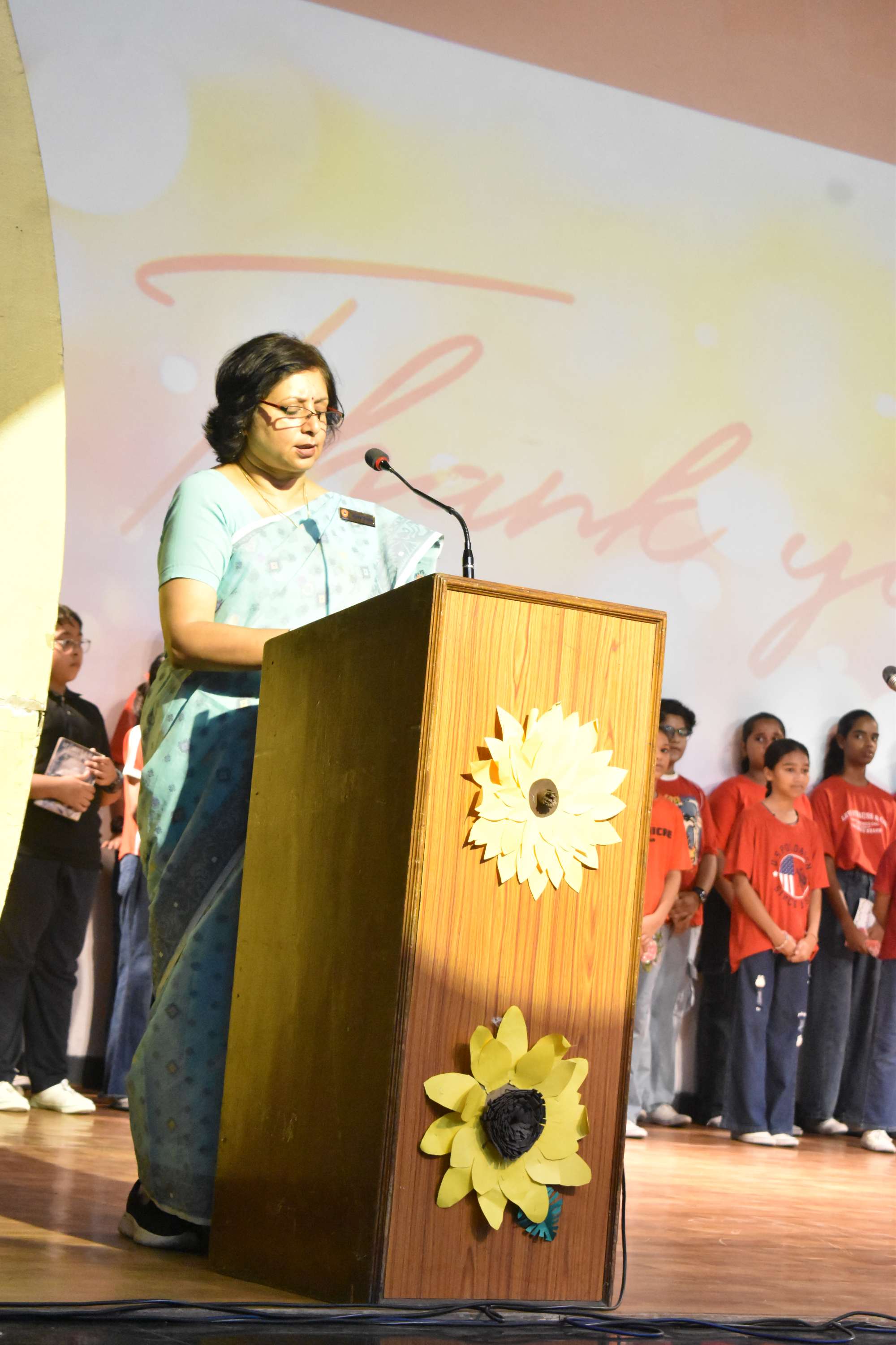 Assembly by Class 7C on Importance of Reading Habit