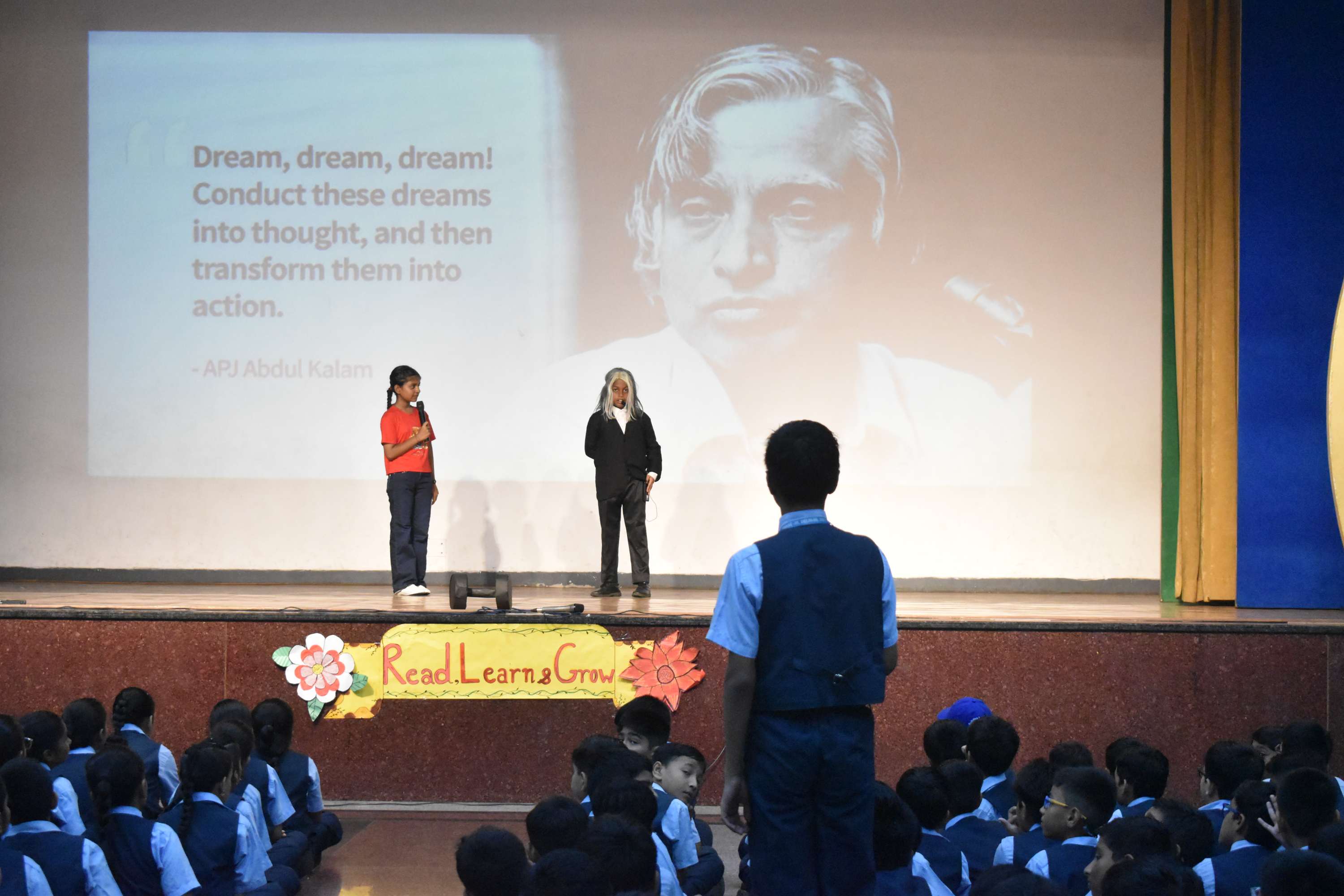 Assembly by Class 7C on Importance of Reading Habit