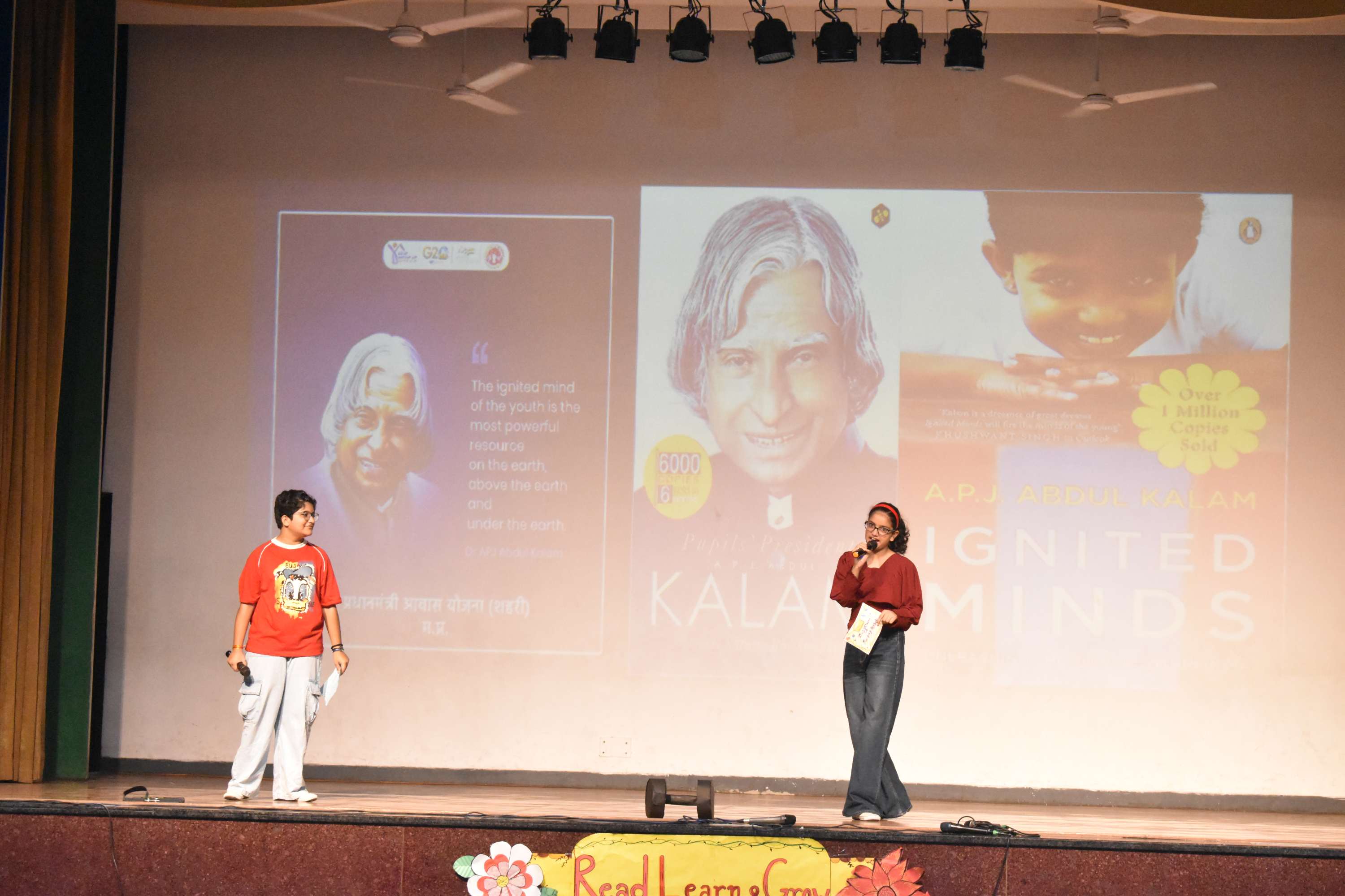 Assembly by Class 7C on Importance of Reading Habit