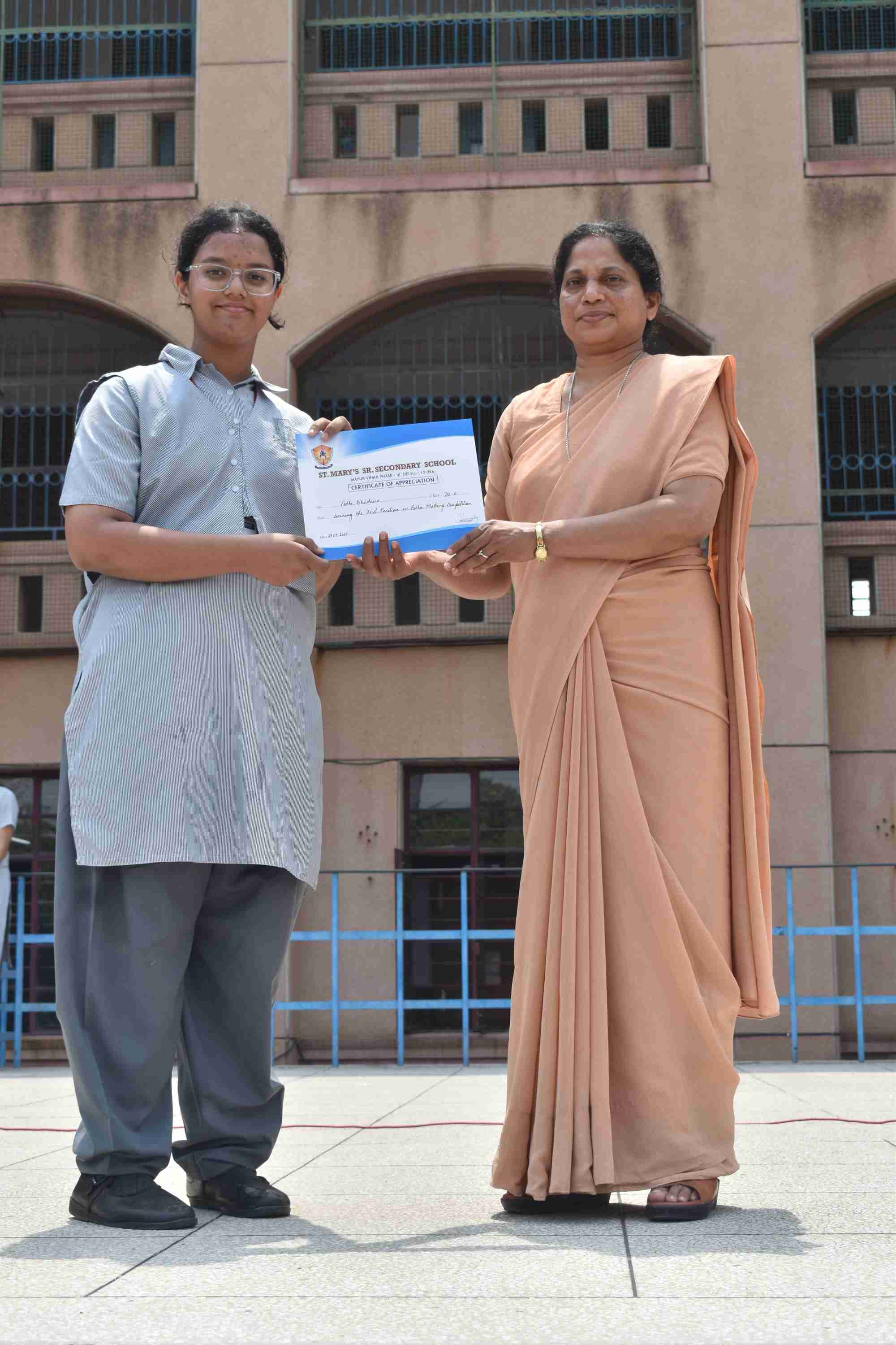 Prize Distribution - Event Date 8 May 2025