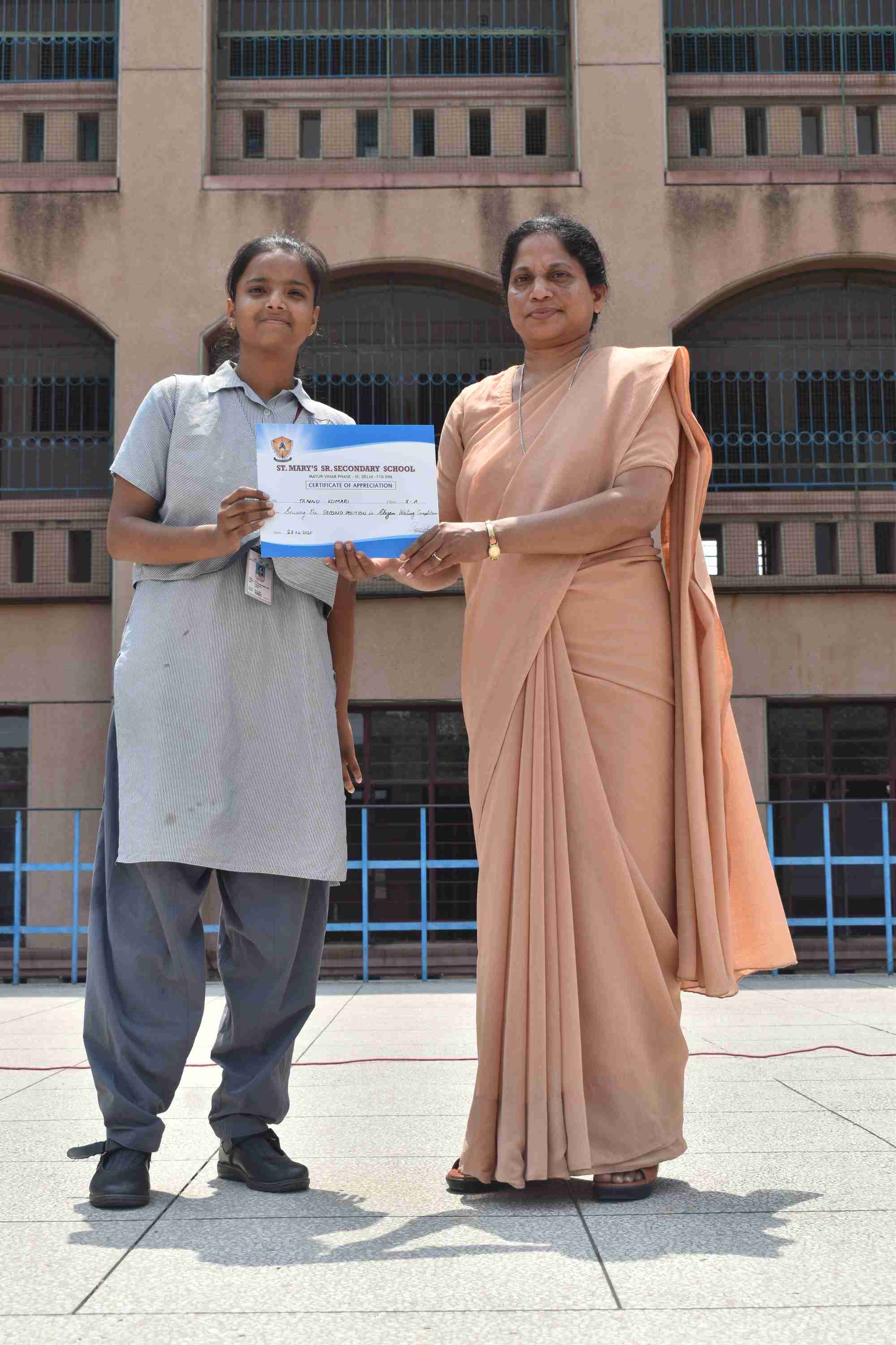 Prize Distribution - Event Date 8 May 2025