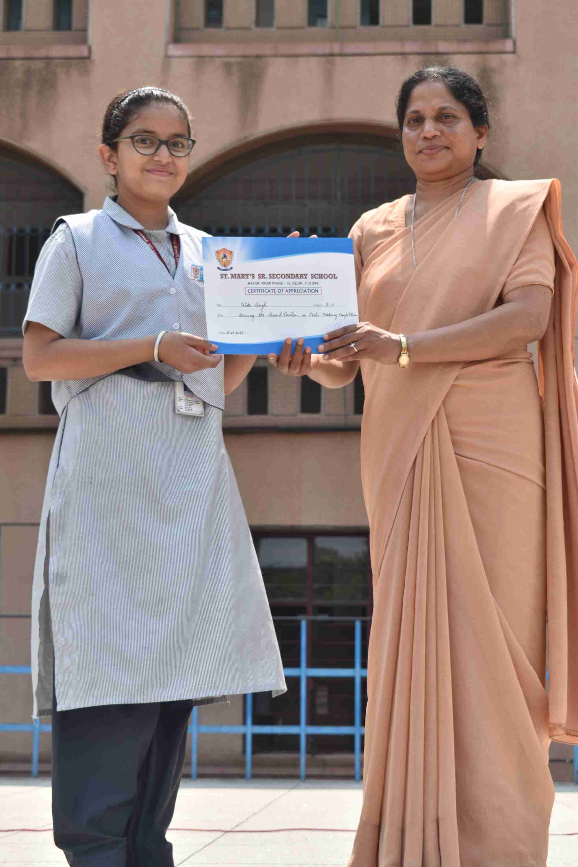 Prize Distribution - Event Date 8 May 2025