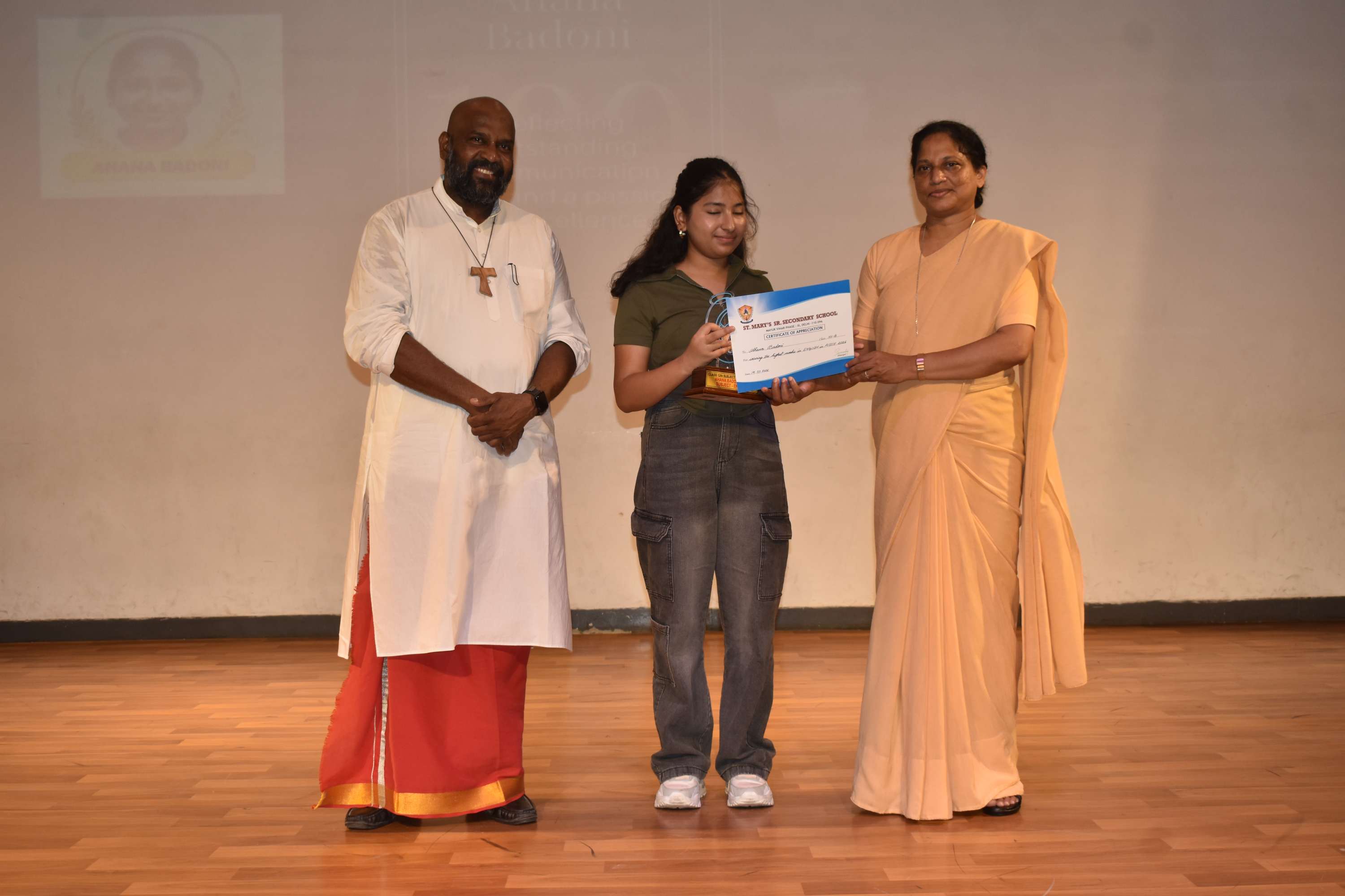 Felicitation of Class XII Toppers