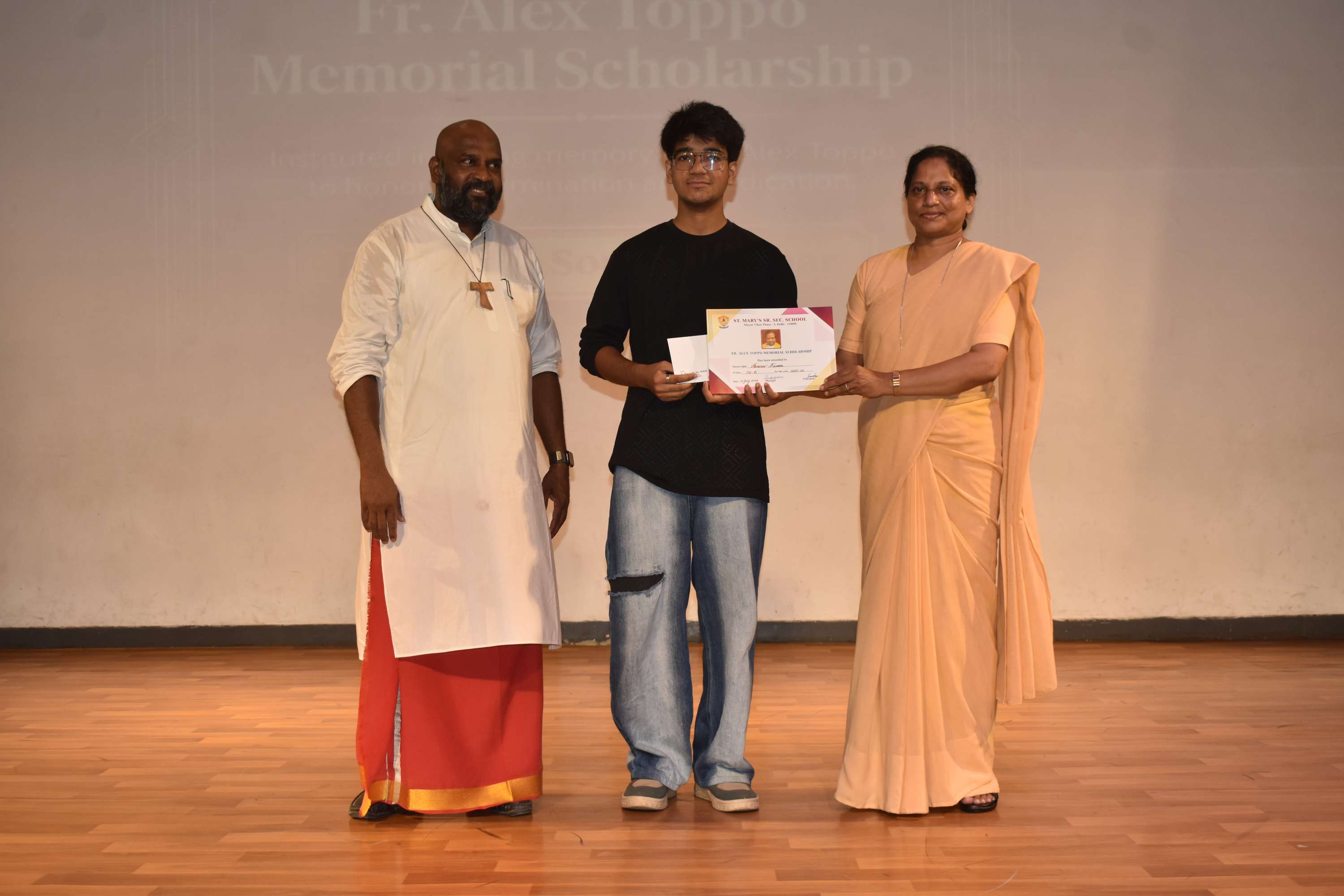 Felicitation of Class XII Toppers